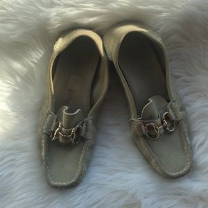 Gucci Suede Loafers Slides size 7